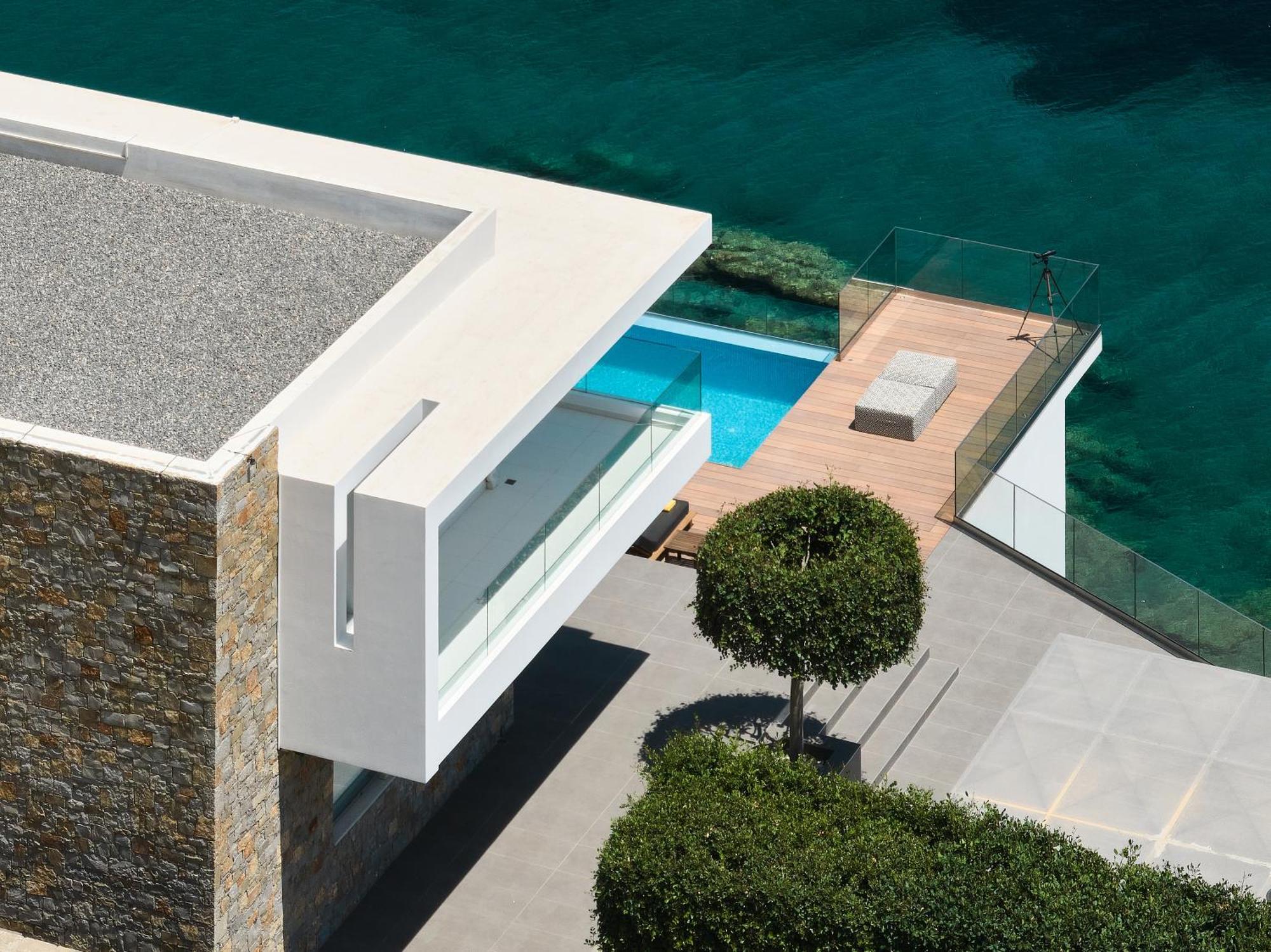 Beachfront Villa In Crete - Epavli Luxury Villa Agia Pelagia Dış mekan fotoğraf