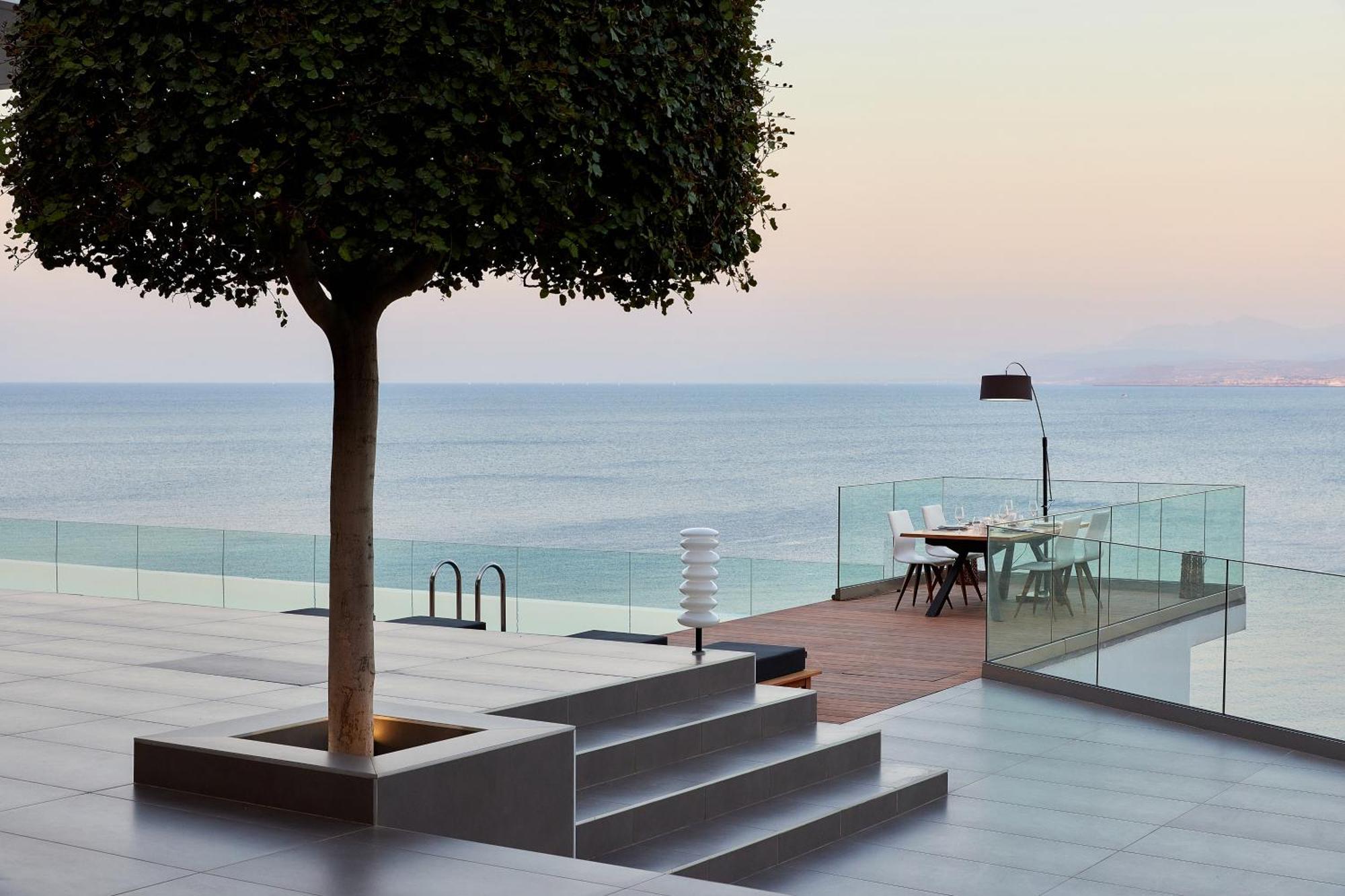 Beachfront Villa In Crete - Epavli Luxury Villa Agia Pelagia Dış mekan fotoğraf