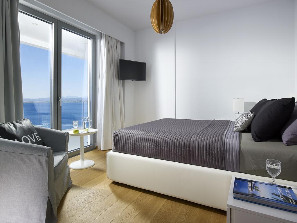 Beachfront Villa In Crete - Epavli Luxury Villa Agia Pelagia Dış mekan fotoğraf