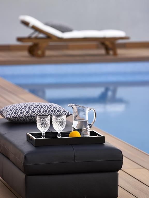 Beachfront Villa In Crete - Epavli Luxury Villa Agia Pelagia Dış mekan fotoğraf